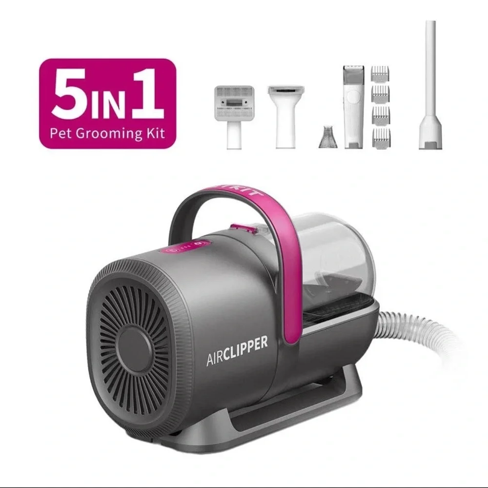 PETKIT AirClipper 5-in-1 Pet Grooming Kit Vacuum Grooming System